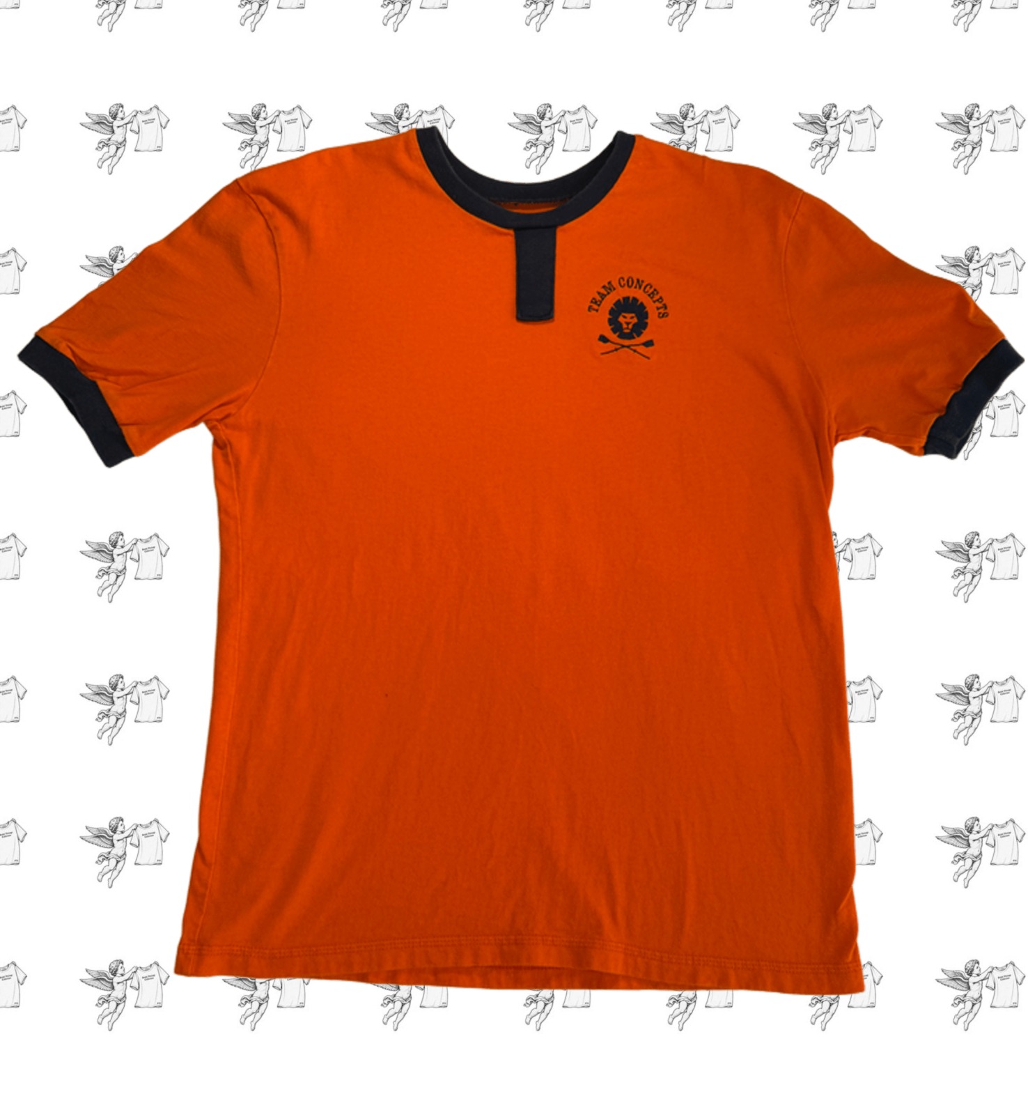 90s Vintage Sew Sporty Team Concepts Rowing Ringer Tee, photo 1