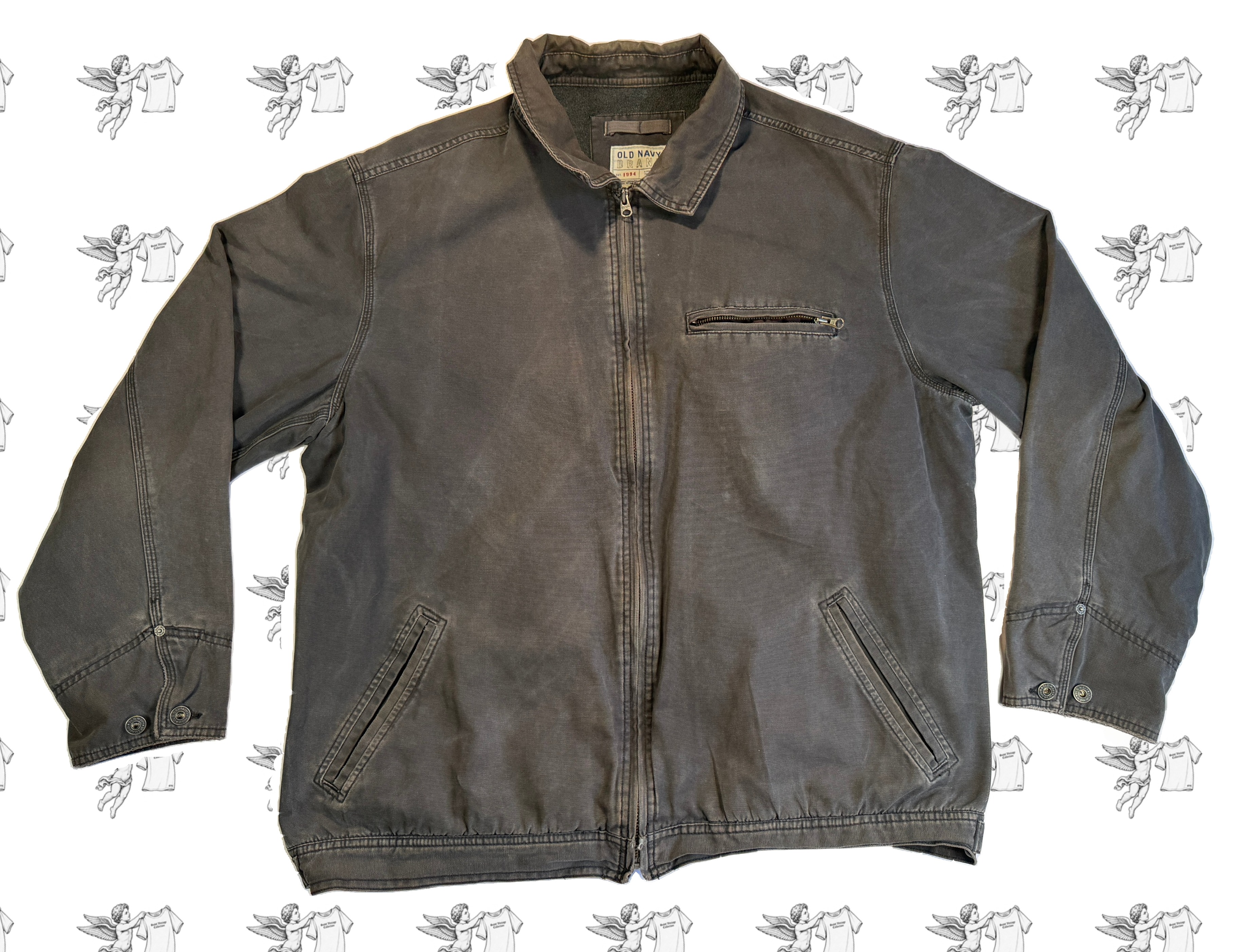Y2K Vintage Old Navy XL Charcoal Grey Jacket, photo 1