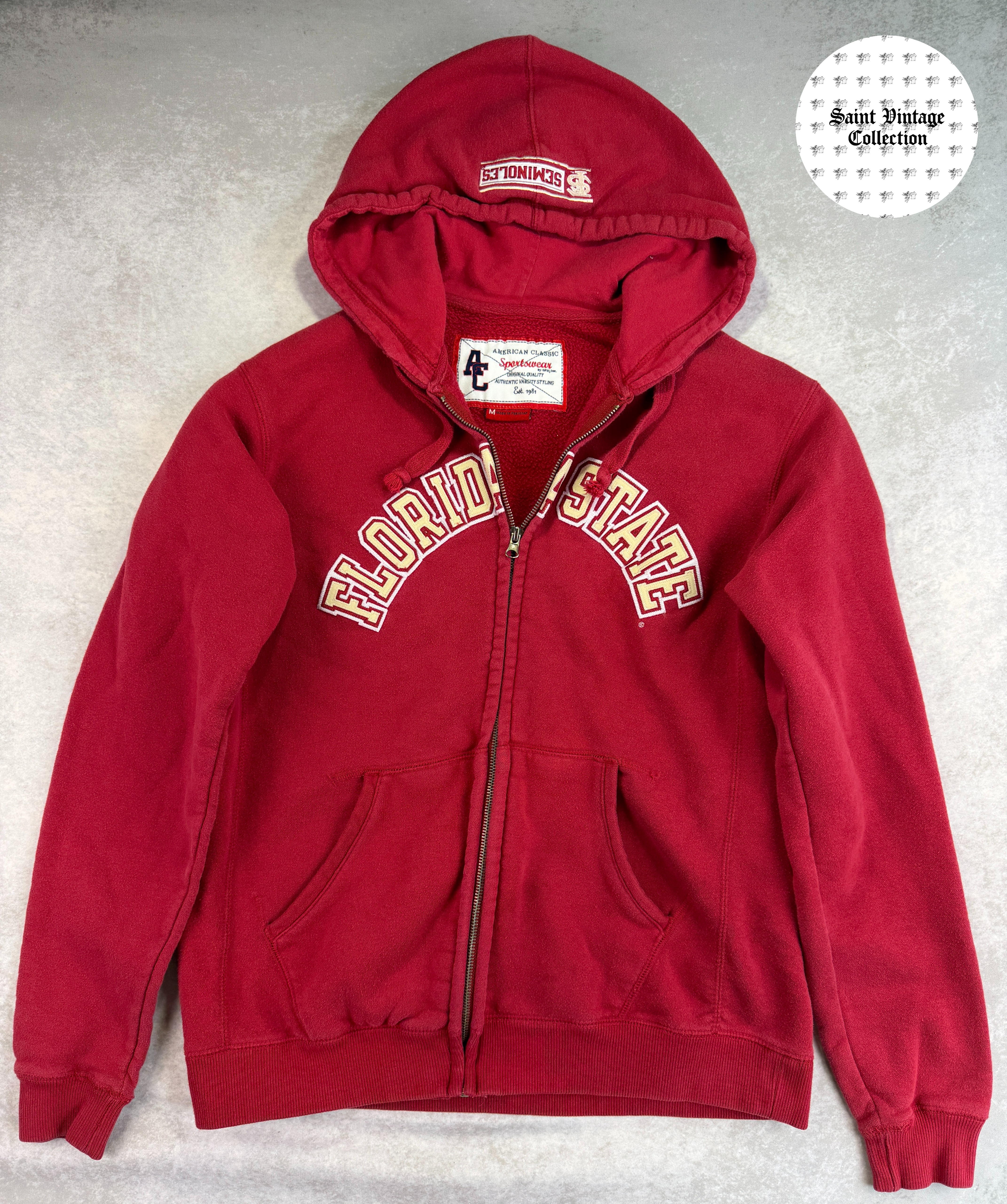 AC American Classic Sportswear Florida State Seminoles Full Zip Hoodie, photo 1