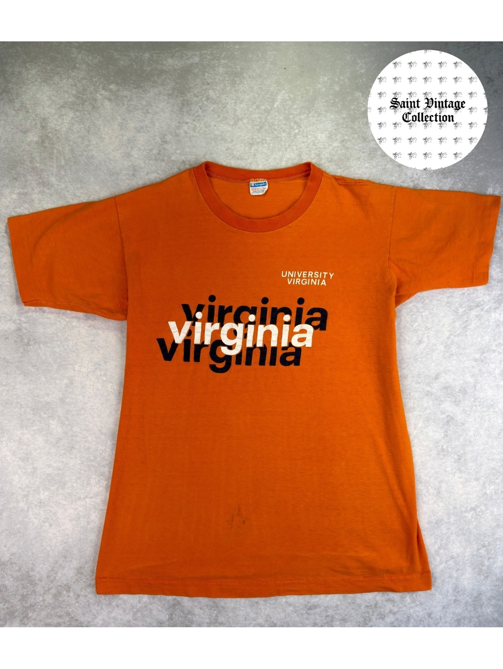 Champion 1970s University of Virginia Vintage T-Shirt, photo 1