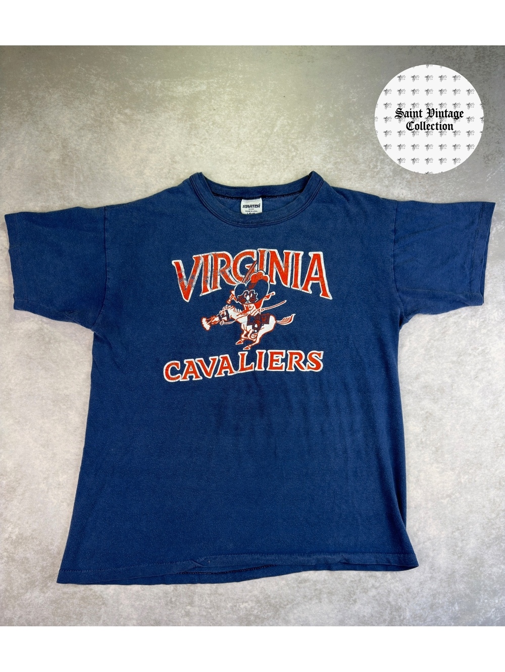 Starter Vintage 1980s Virginia Cavaliers T-Shirt Made In USA, photo 1